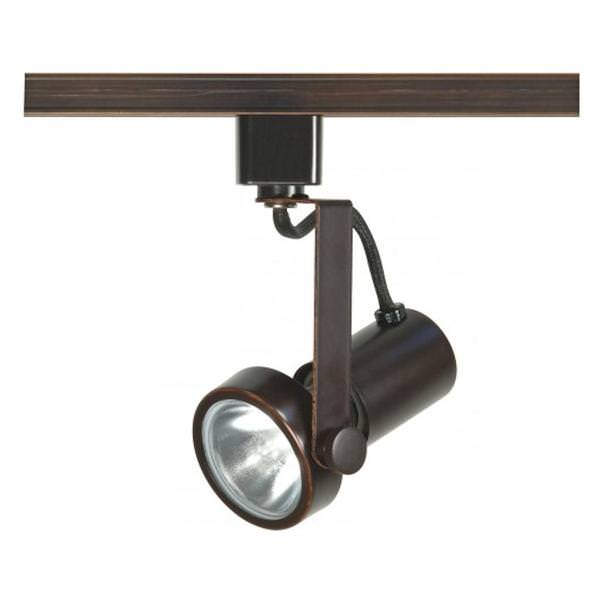 1 Light Russet Bronze Gimbal Ring Track Head