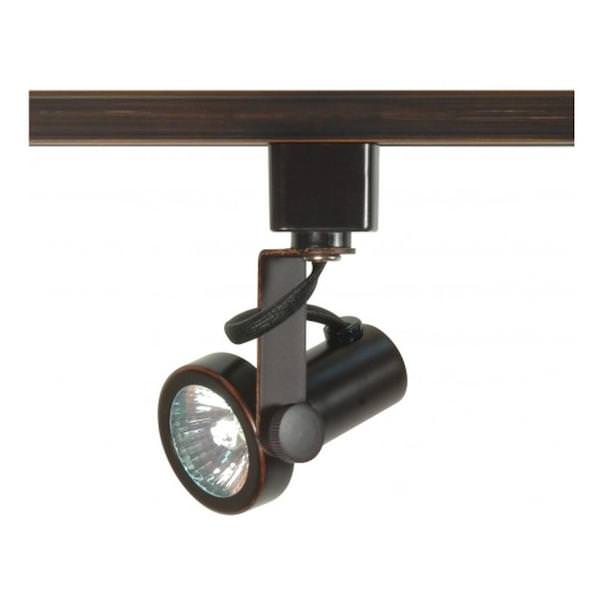 1 Light Russet Bronze Gimbal Ring Track Head