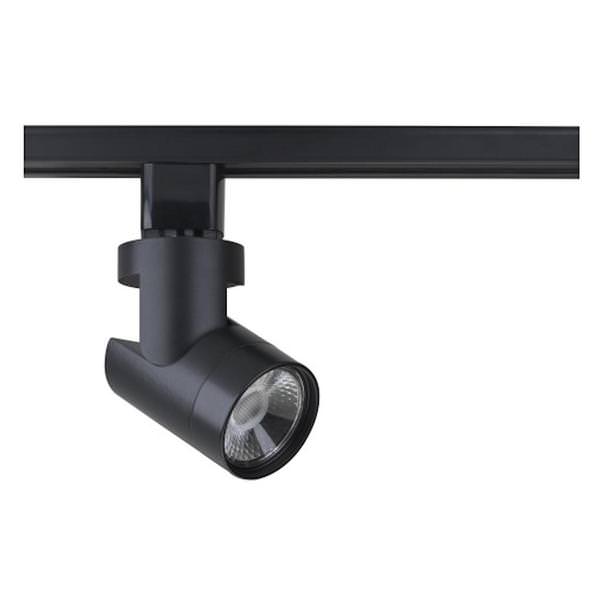 12 watt 120 volt 3000K Dimmable Black LED Track Head Barrel