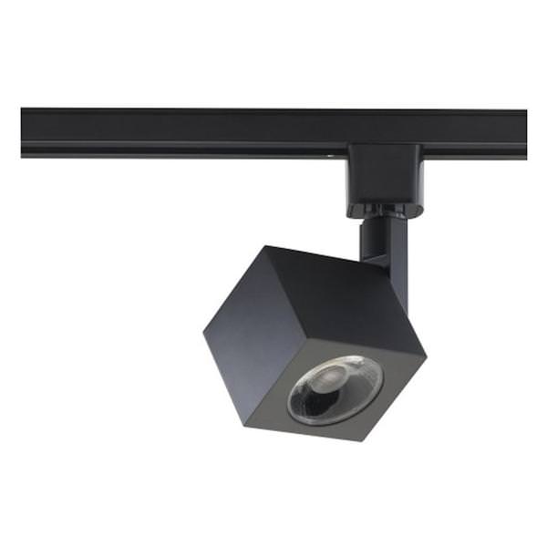 12 watt 120 volt 3000K Natural White Dimmable Black Square LED Track Head