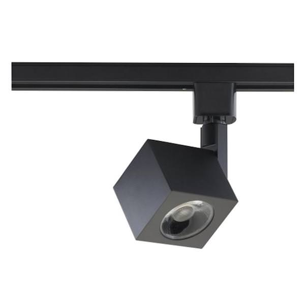 12 watt 120 volt 3000K Natural White Dimmable Black Square LED Track Head