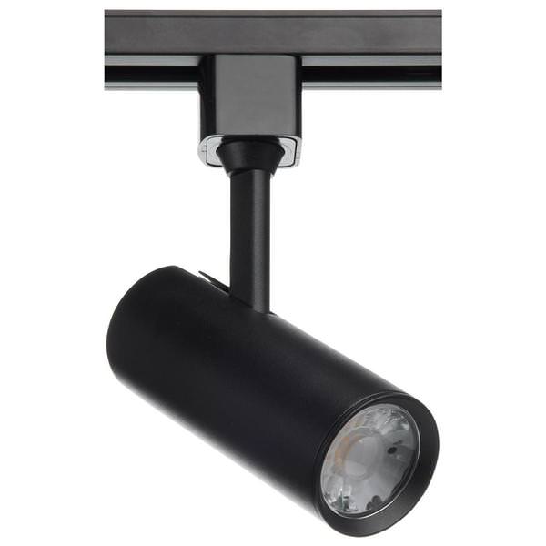 10 watt 120 volt 3000K Dimmable Black LED Round Track Head