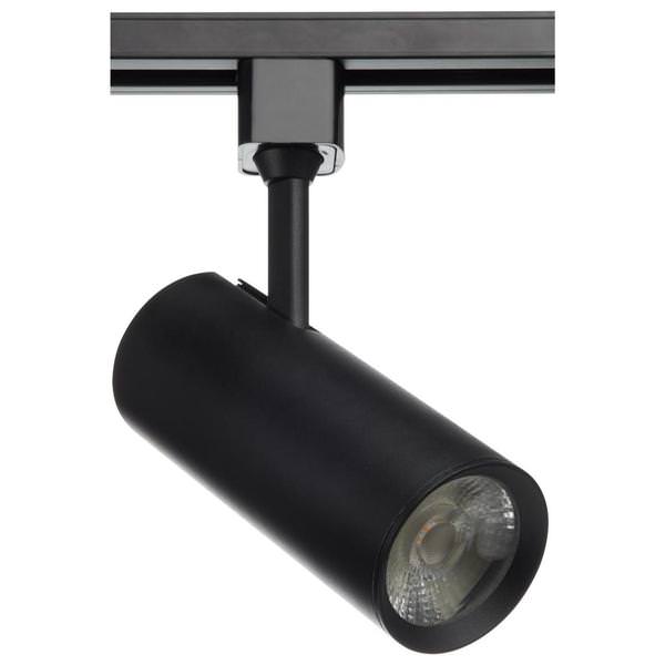 20 watt 120 volt 3000K Dimmable Black LED Round Track Head