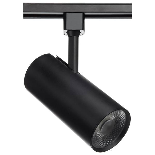 30 watt 120 volt 3000K Dimmable Black LED Round Track Head