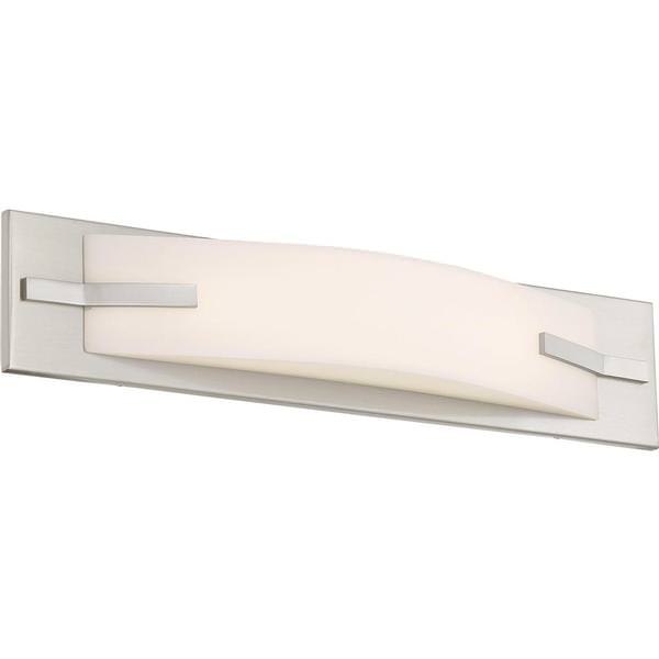 1 Light 13 watt 120 volt Brushed Nickel Dimmable LED Vanity Light