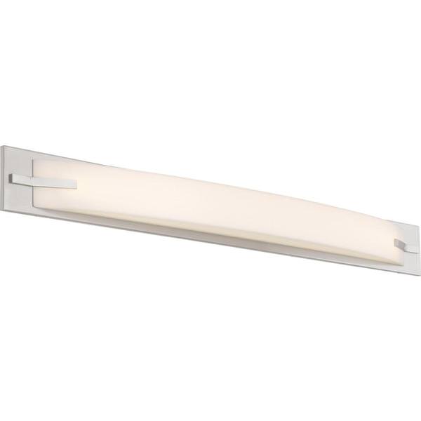 1 Light 39 watt 120 volt Brushed Nickel Dimmable LED Vanity Light