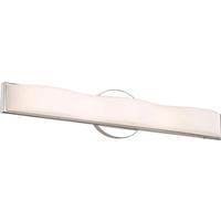 Nuvo Lighting 1 Light 26 watt 120 volt 3000K Polished Nickel Dimmable LED Vanity Light