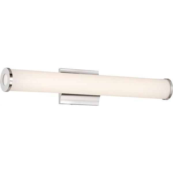 1 Light 26 watt 120 volt 3000K Polished Nickel Dimmable LED Vanity Light