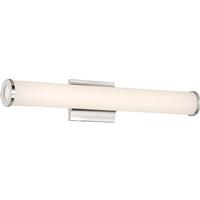 Nuvo Lighting 1 Light 26 watt 120 volt 3000K Polished Nickel Dimmable LED Vanity Light