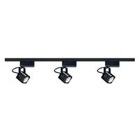 Nuvo Lighting 3 Light Black Square Track Lighting Kit