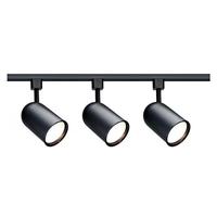 Nuvo Lighting 3 Light Black Bullet Cylinder Track Lighting Kit
