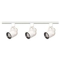Nuvo Lighting 3 Light White Round Back Track Lighting Kit