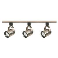 Nuvo Lighting 3 Light Brushed Nickel Gimbal Ring Track Lighting Kit