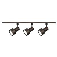 Nuvo Lighting 3 Light Russet Bronze Step Cylinder Track Lighting Kit