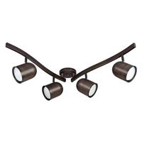 Nuvo Lighting 4 Light Russet Bronze Bullet Swivel Track Lighting Kit