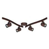 Nuvo Lighting 4 Light Russet Bronze Swivel Track Lighting Kit