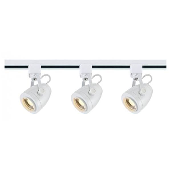 36 watt 120 volt 3000K Dimmable White Steel Shades LED Track Light Kit
