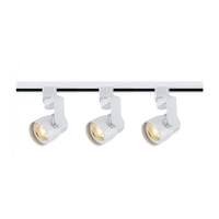 Nuvo Lighting 36 watt 120 volt 3000K Dimmable White Steel Shades LED Track Light Kit