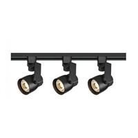 Nuvo Lighting 36 watt 120 volt 3000K Natural White Dimmable Black Steel Shades LED Track Light Kit