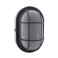 Nuvo Lighting 20 watt 100/277 volt 3000K Natural White Black Frosted Glass LED Outdoor Wall Sconce