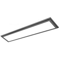 Nuvo Lighting 1' x 4' 45 watt 100/277 volt 3000K Gunmetal Gray Dimmable LED Ceiling Light