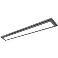 Nuvo Lighting 1' x 4' 30 watt 100/277 volt 3000K Gunmetal Gray Dimmable LED Ceiling Light