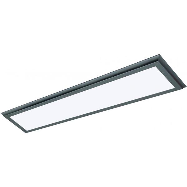 1' x 4' 45 watt 120/277 volt 3000K Natural White Bronze Dimmable LED Ceiling Light