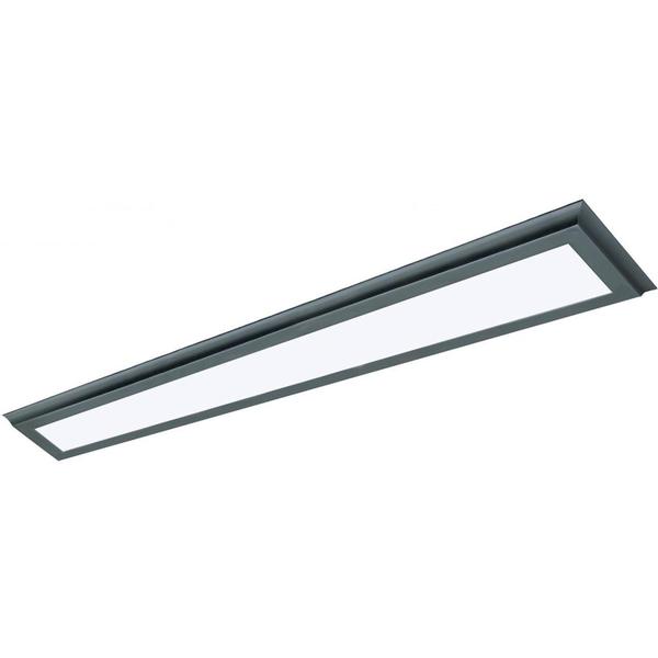 1' x 4' 40 watt 120/277 volt 3000K Natural White Bronze Dimmable LED Ceiling Light