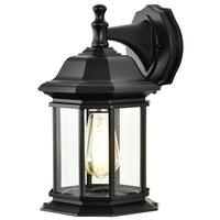 Nuvo Lighting 1 Light Large 13" Matte Black Hopkins Wall Lantern Light Fixture