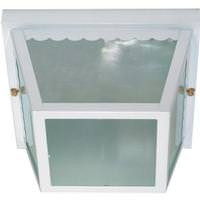 Nuvo Lighting 2 Light White Frosted Textured Glass Shade Ceiling Light Fixture