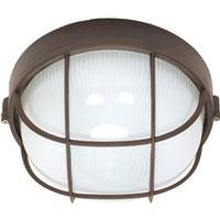 Nuvo Lighting 1 Light 10" Architectural Bronze Bulkhead Light Fixture