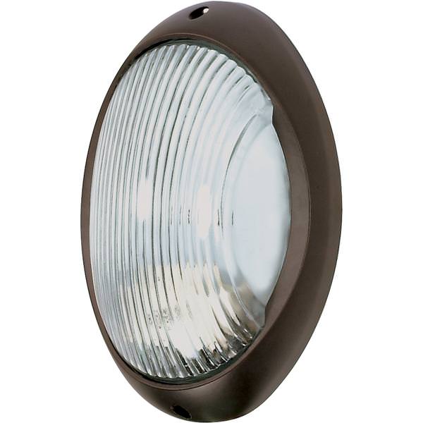 1 Light 9" Architectural Bronze Bulkhead Light Fixture