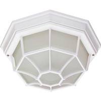 Nuvo Lighting 1 Light 11" White Frosted Diffuser Glass Shade Flush Mount Ceiling Light Fixture
