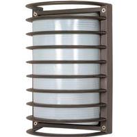 Nuvo Lighting 1 Light 10" Architectural Bronze Bulkhead Light Fixture