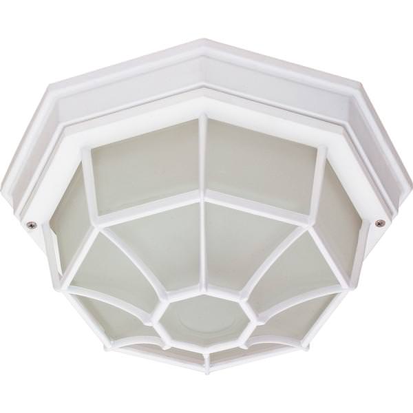 18.5 watt 120 volt 3000K Natural White Dimmable Frosted Glass Shade Flush Mount