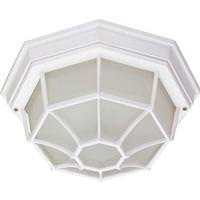 Nuvo Lighting 18.5 watt 120 volt 3000K Natural White Dimmable Frosted Glass Shade Flush Mount