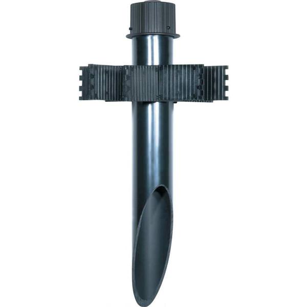 Dark Gray PVC Mounting Post