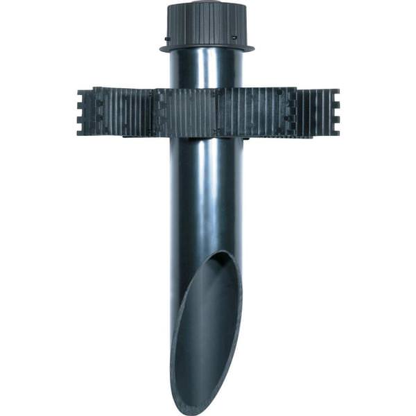 Dark Gray PVC Mounting Post