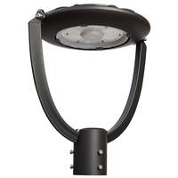 Nuvo Lighting 1 Light 100 watt 120/347 volt CCT Selectable Bronze Dimmable LED Post Top Lantern Fixture