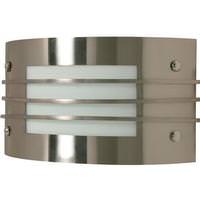Nuvo Lighting 1 Light Brushed Nickel Frosted Glass Shade Wall Sconce Light Fixture