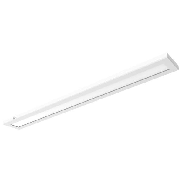 48" x 5.5" 42 watt 120/277 volt CCT Selectable White Rectangular Dimmable LED Ceiling Light