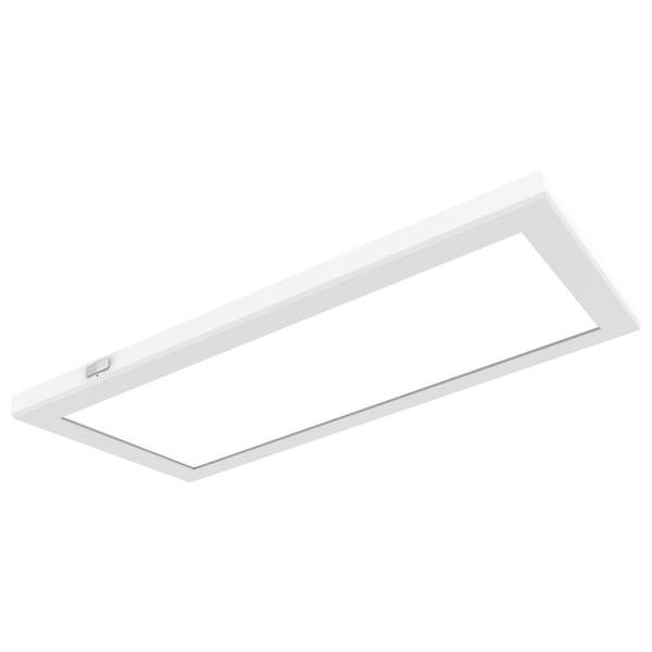 24" x 12" 24 watt 120/277 volt CCT Selectable White Rectangular Dimmable LED Ceiling Light