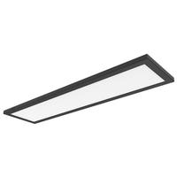 Nuvo Lighting 24" x 12" 24 watt 120/277 volt CCT Selectable Black Rectangular Dimmable LED Ceiling Light