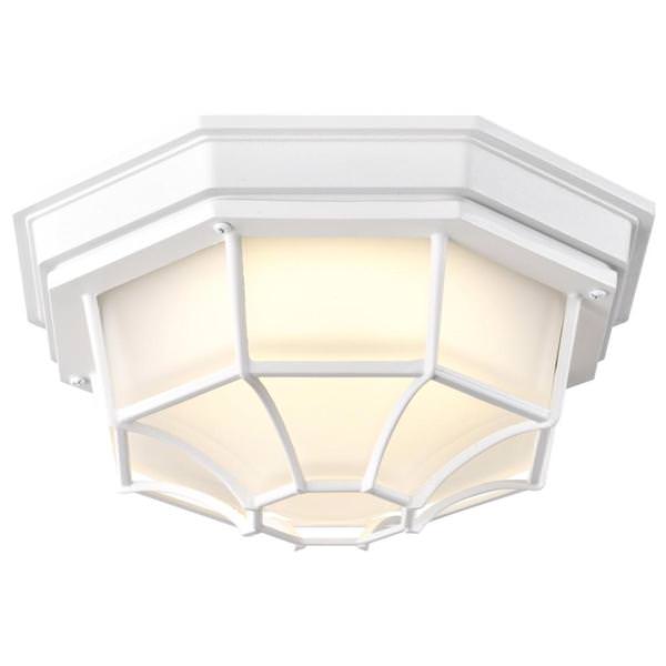 18.5 watt 120 volt 3000K Natural White Dimmable Frosted Glass Shade Flush Mount
