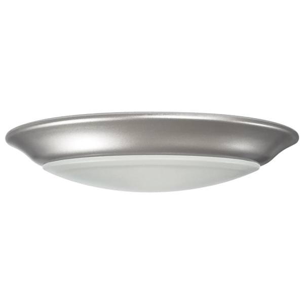 7" 13 watt 120 volt CCT Selectable Brushed Nickel Dimmable LED Disk Light