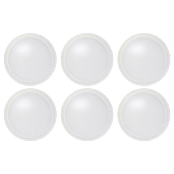 10" 16 watt 120 volt 5000K Daylight Dimmable LED Disk Light (6 Pack)