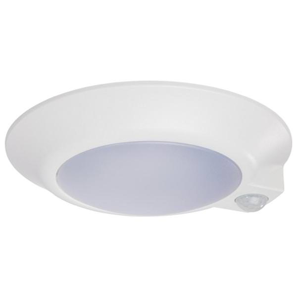 7" 13 watt 120 volt CCT Selectable Occupancy Sensor Non-Dimmable LED Disk Light