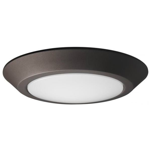 10" Round 21.5 watt 120 volt Mahogany Bronze 3000K Dimmable LED Ceiling Light