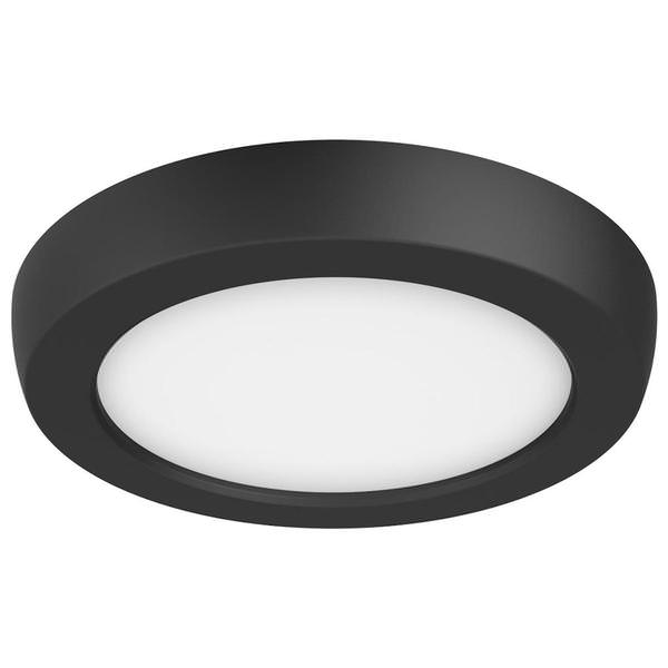 5" 9 watt 120 volt CCT Selectable Black Round Dimmable LED Ceiling Light