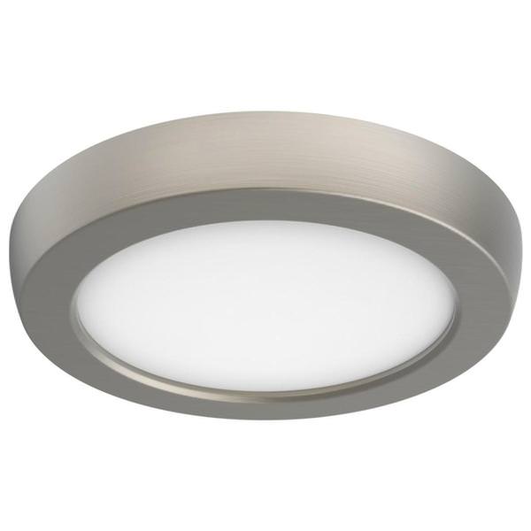 5" 9 watt 120 volt CCT Selectable Brushed Nickel Round Dimmable LED Ceiling Light